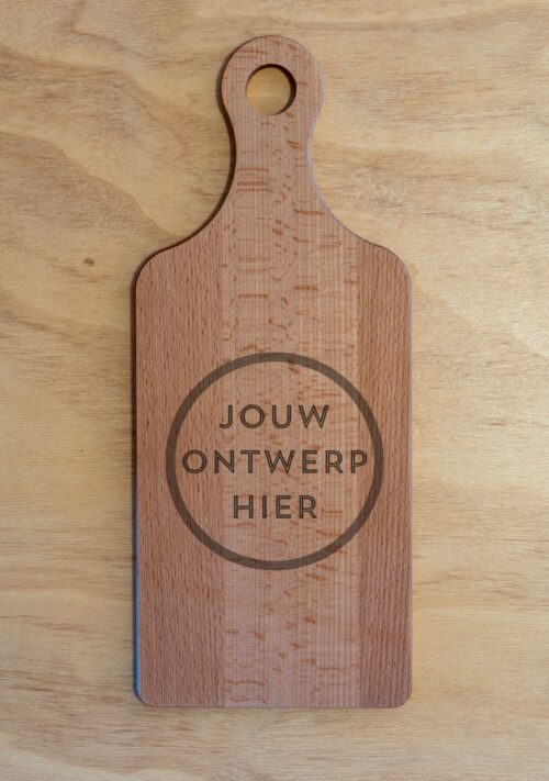 Borrelplankje met handvat 34 x 14 cm