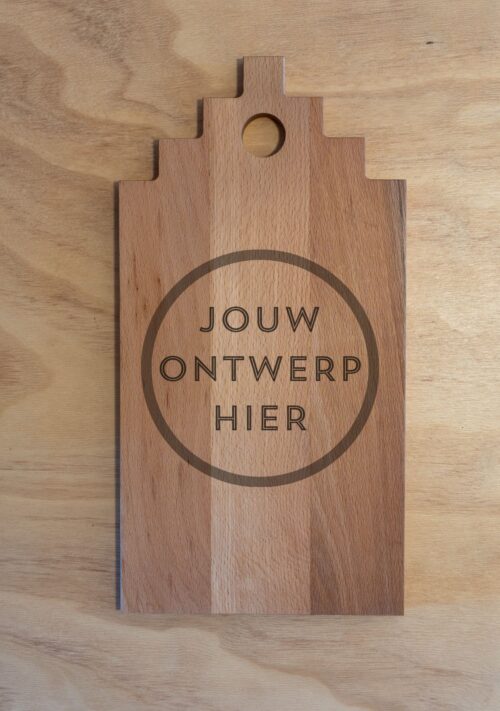 Borrelplank in huisvorm 39 x 20 cm
